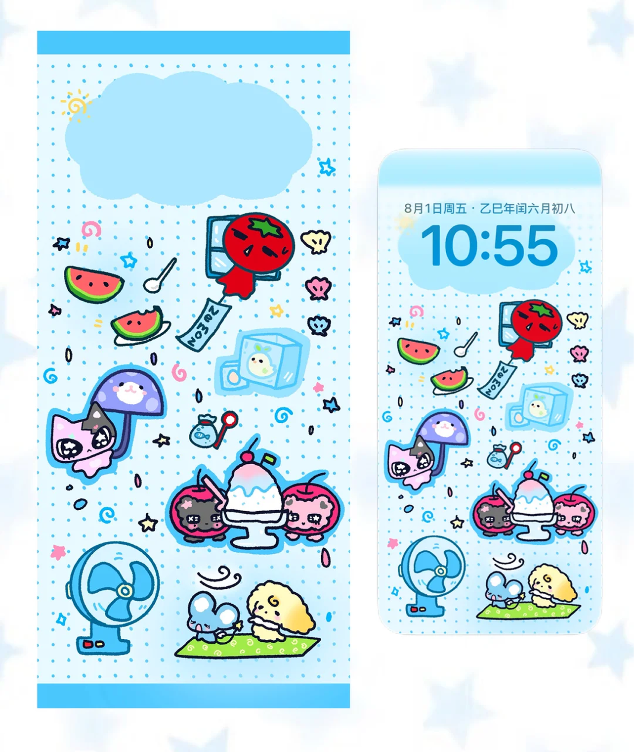 NemoZ phone wallpaper mockup